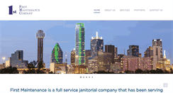 Desktop Screenshot of firstmaintenance.com